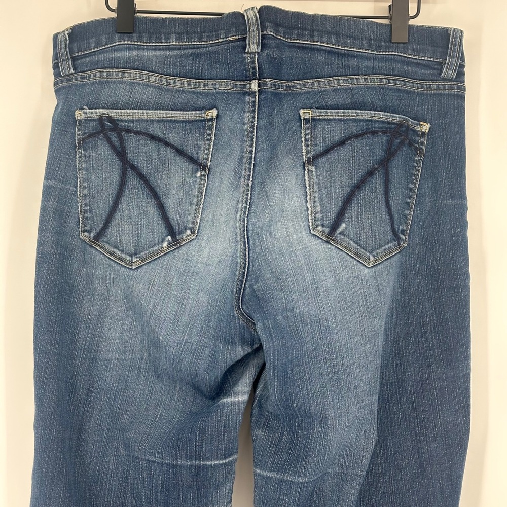 Y2K Vtg New York Company Women's Blue Wash Bootcut Jeans Size 12 Tall - Picture 6 of 6